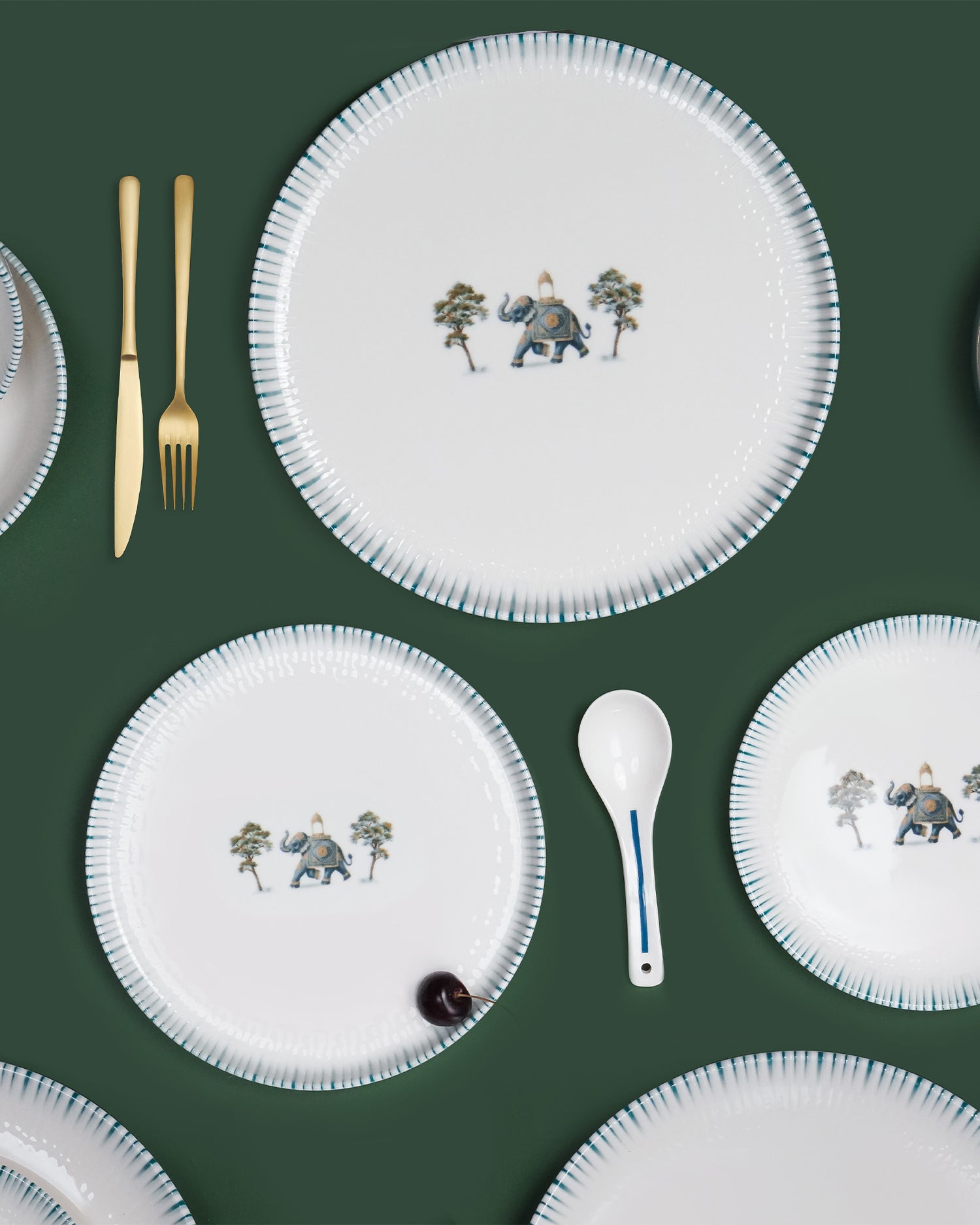 35 Pcs || Pixel Collection Dinnerware - Savannah