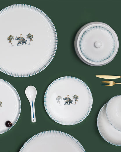 35 Pcs || Pixel Collection Dinnerware - Savannah