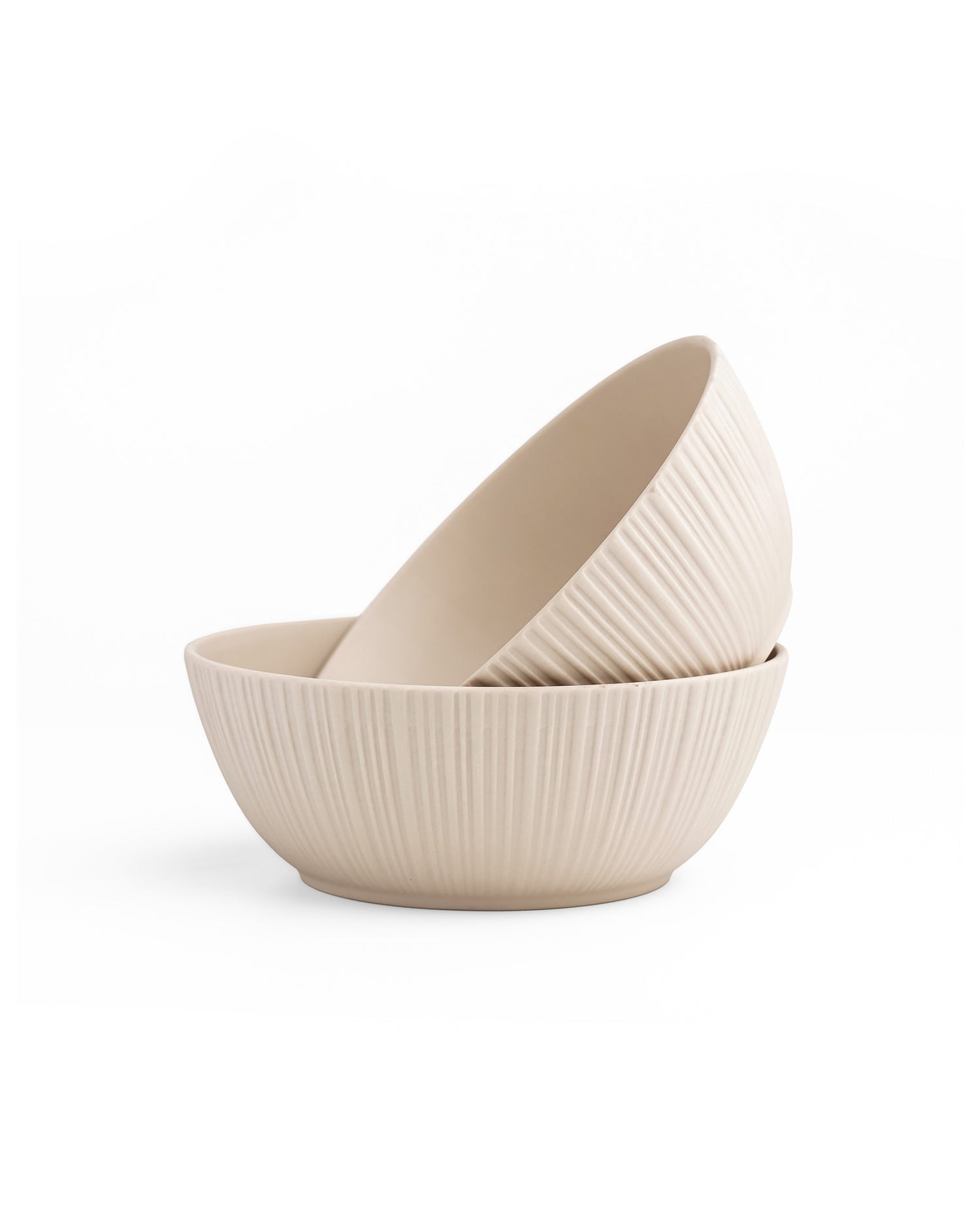 Beige || Vogue - Coupe Bowls Set