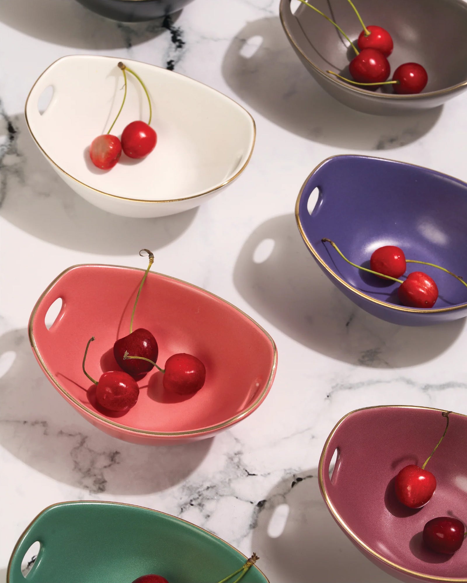 Mix colors / Set of 6 || Bloom Vegas Curve Bowl - Where Elegance Meets Functionality