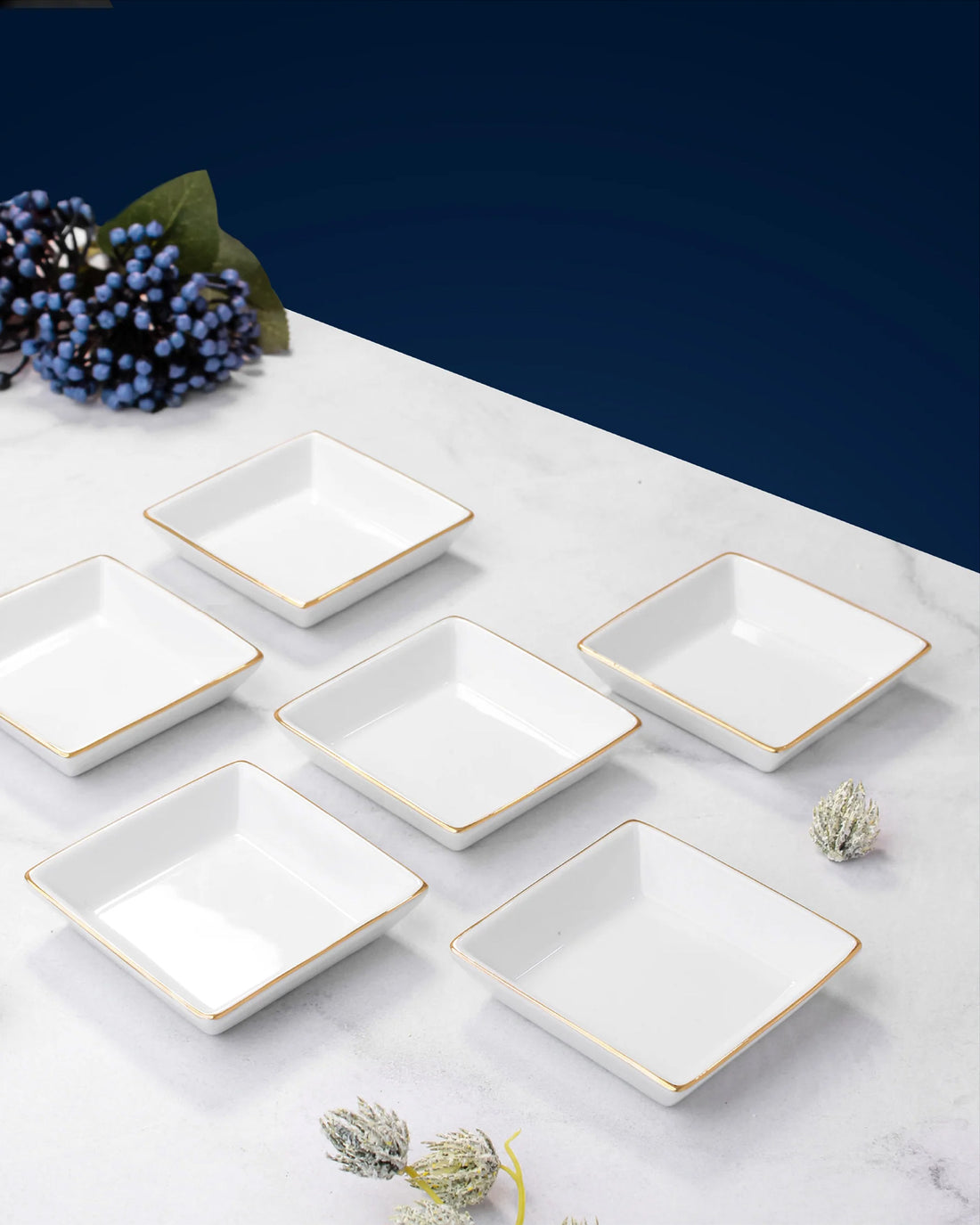 Pristine - Square Dish - Set of 6