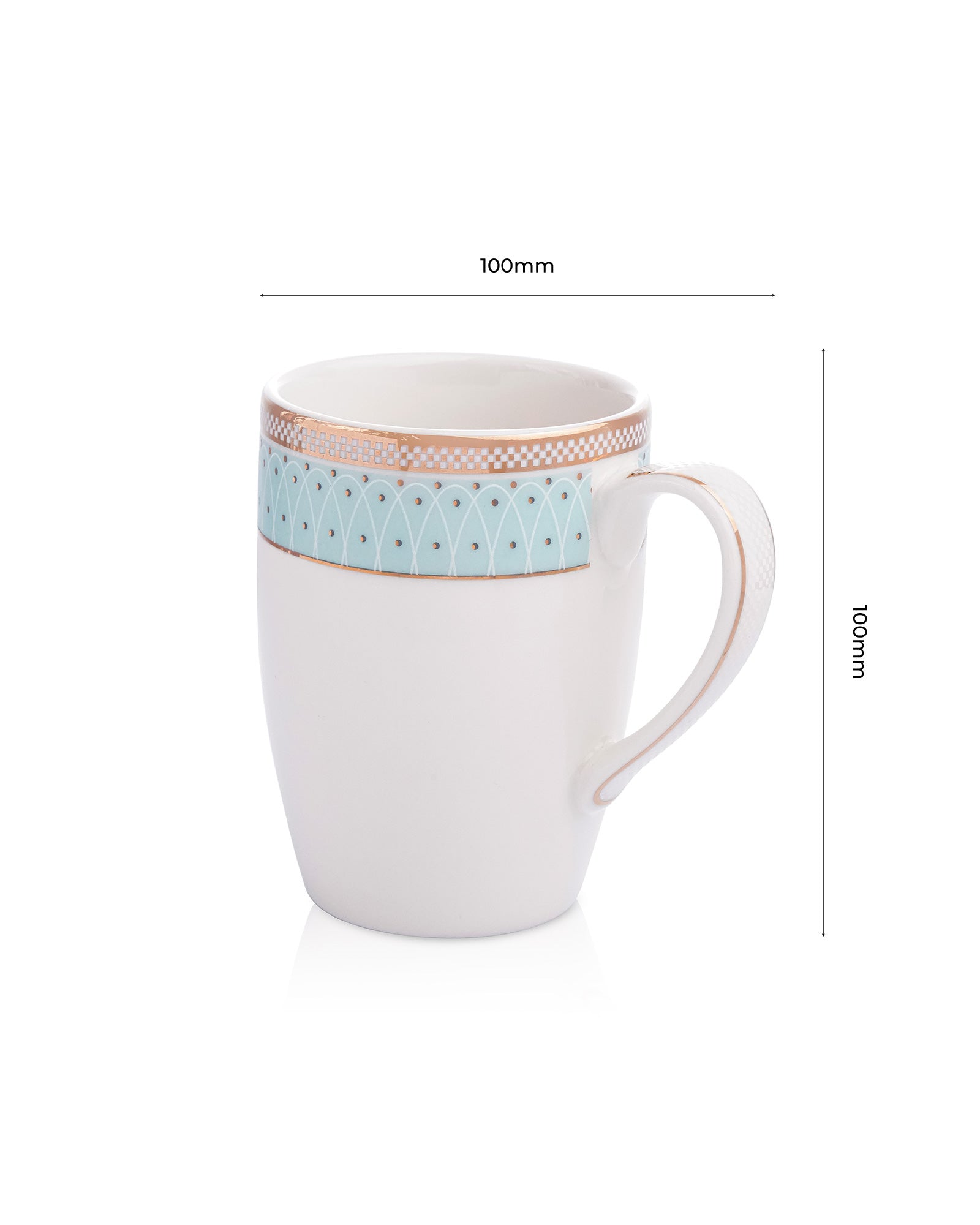 Ivory / Aqua / Single pc  * 230ml || Stellar Collection || Mug _ Synergy