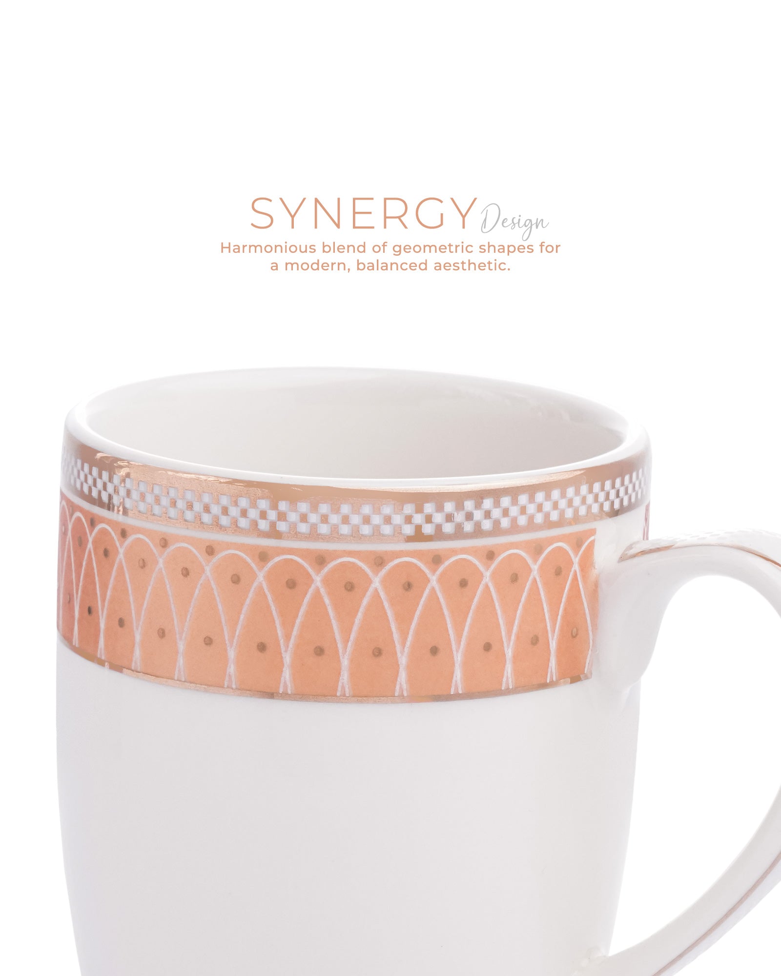 Ivory / Copper / Set of 2 * 300ml || Stellar Collection || Mug _ Synergy