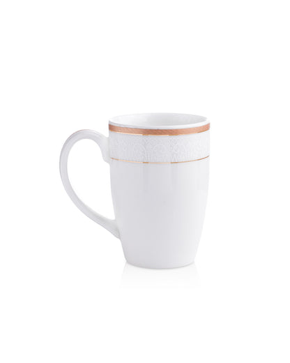 Ivory / Copper / Single pc * 300ml || Stellar Collection || Mug _ Scallop