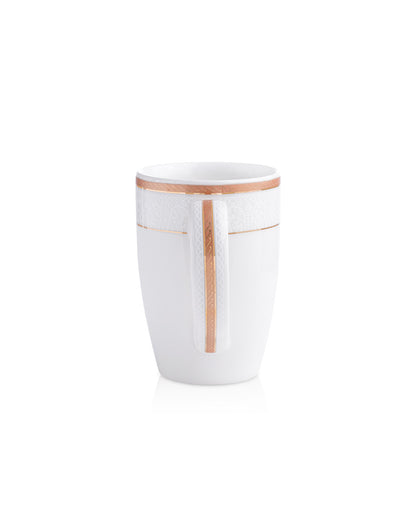 Ivory / Copper / Set of 2 * 230ml || Stellar Collection || Mug _ Scallop