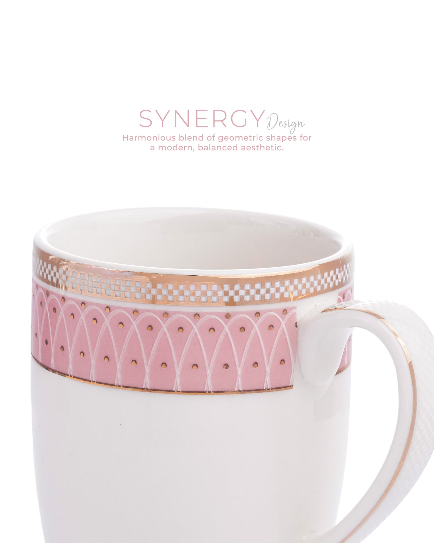 Ivory / Pink / Set of 2 * 230ml || Stellar Collection || Mug _ Synergy