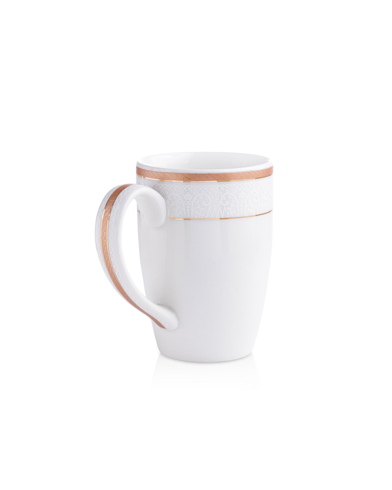 Ivory / Copper / Single pc * 300ml || Stellar Collection || Mug _ Scallop