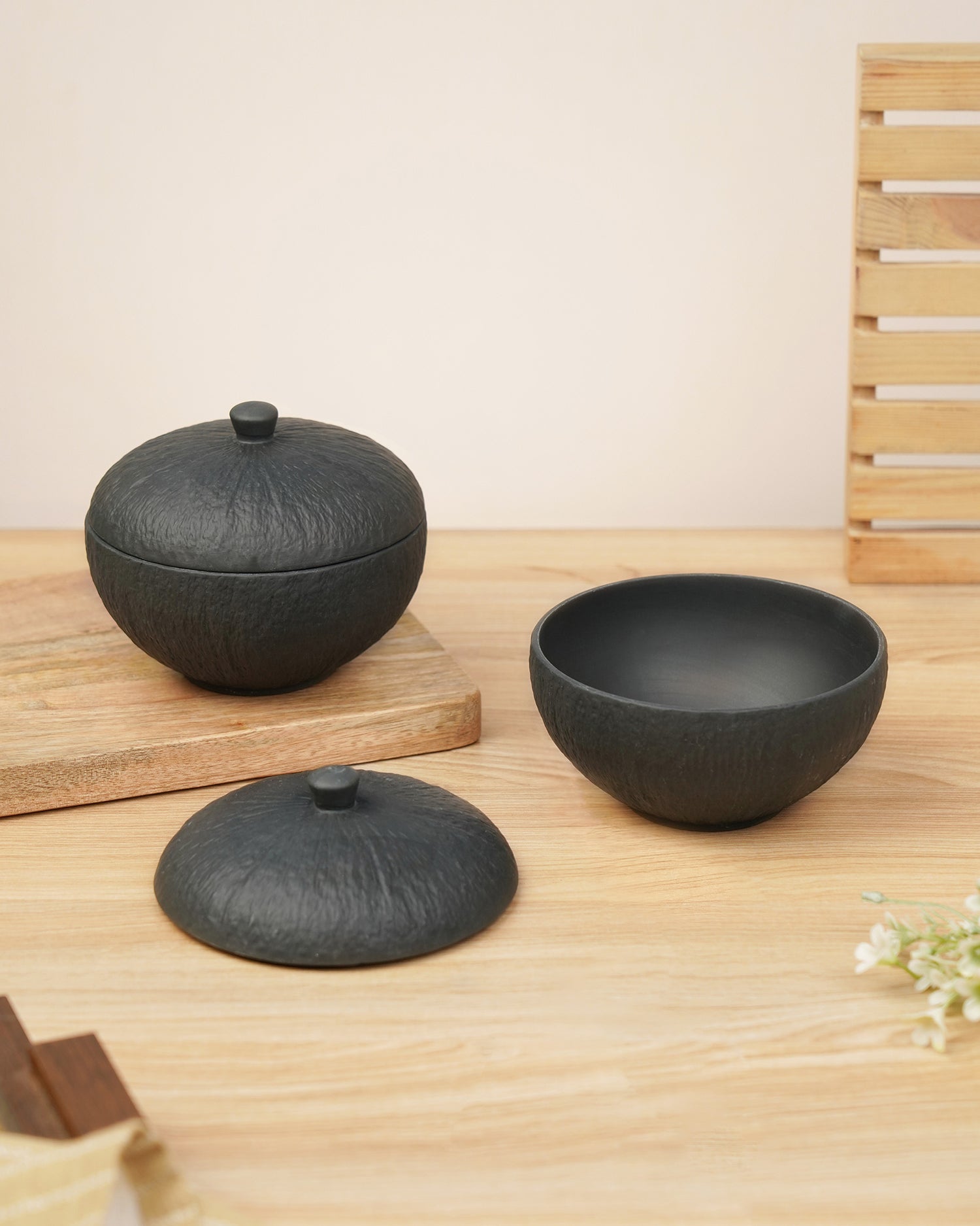 Stone || Vogue - Bowls with Lids