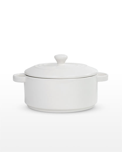 Ivory Silk / Round - 12cm || Prisma Round Casserole