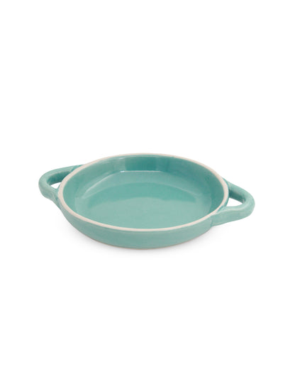 DARK CYAN / SMALL || Scoria Pattern Dish