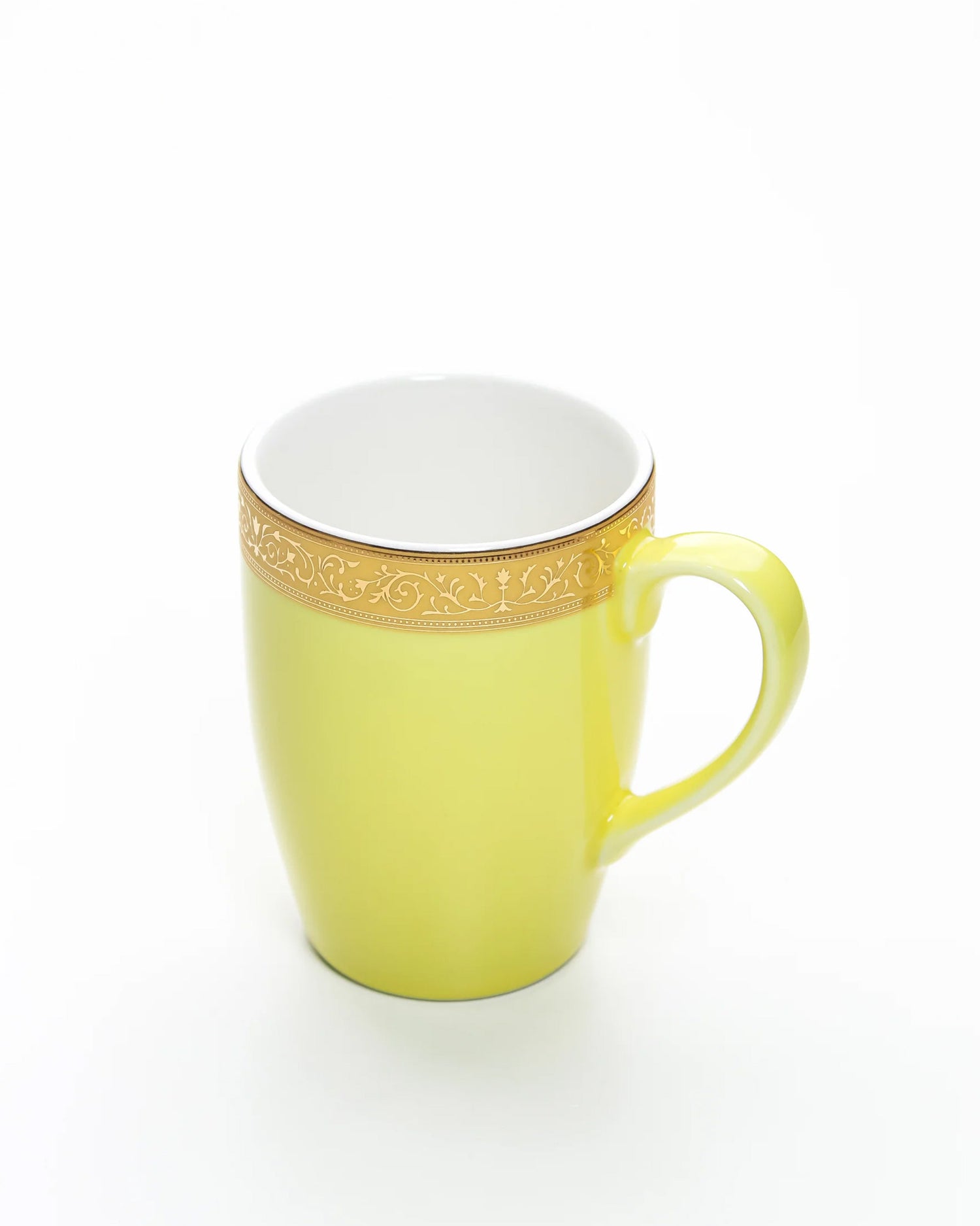 LIGHT YELLOW / Single pc * 230ml || Scarlet: Premium Porcelain Mugs in Pastel Colors