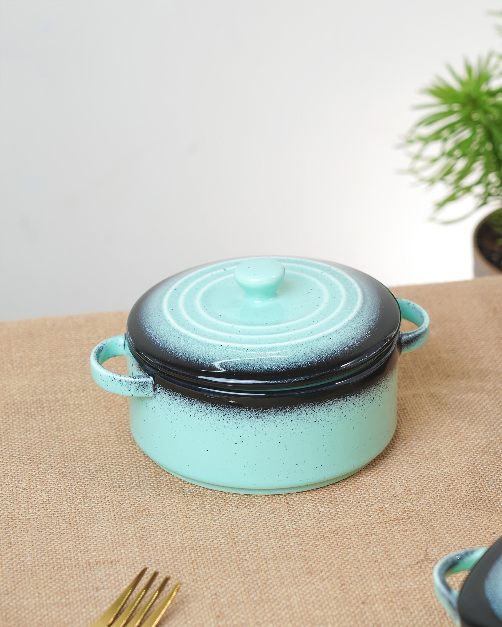 Mint green / Round - 10cm || Prisma Round Casserole