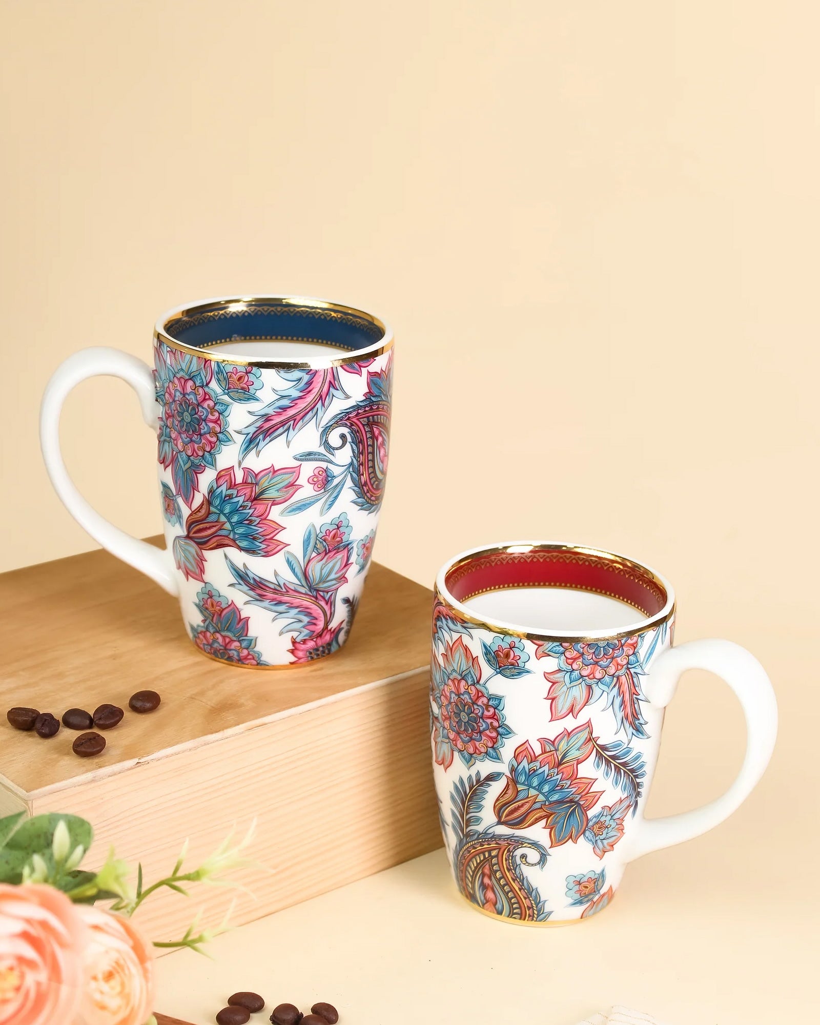 Paisley || Magnus Royal Coffee Mug | Elegant Porcelain