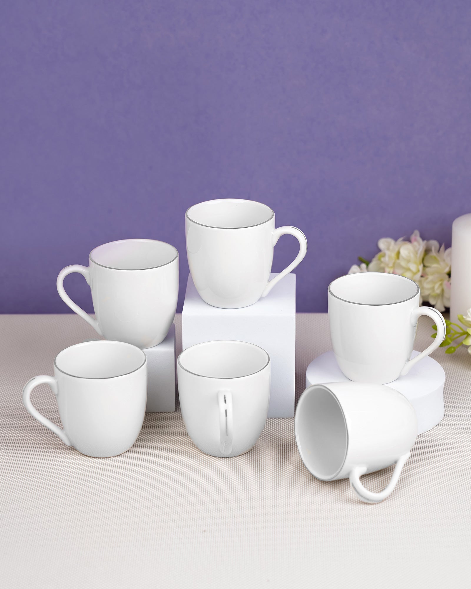 Platinum || Pristine - Mini - Sip Cup - Set of 6