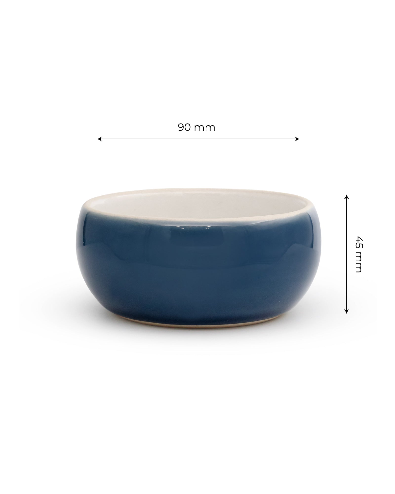 AEGEAN BLUE || Elemental Shades Ramekin Bowl - Set of 6