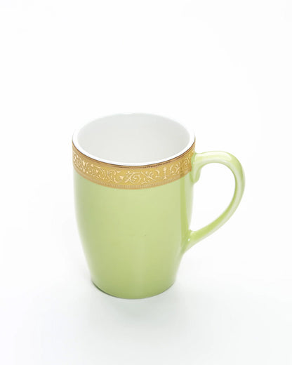 LILLY GREEN / Single pc * 230ml || Scarlet: Premium Porcelain Mugs in Pastel Colors