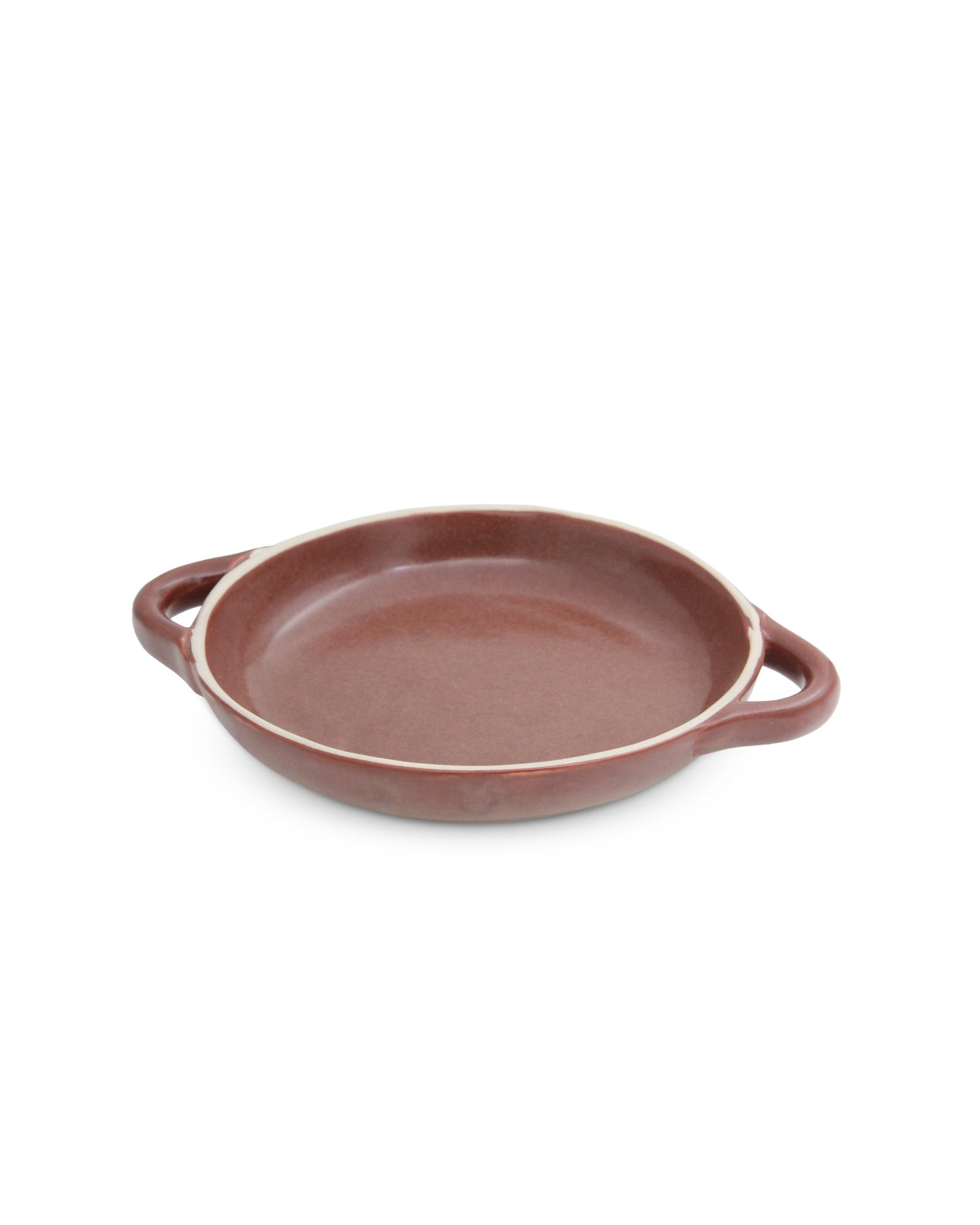 CHOCOLATE BROWN / SMALL || Scoria Pattern Dish