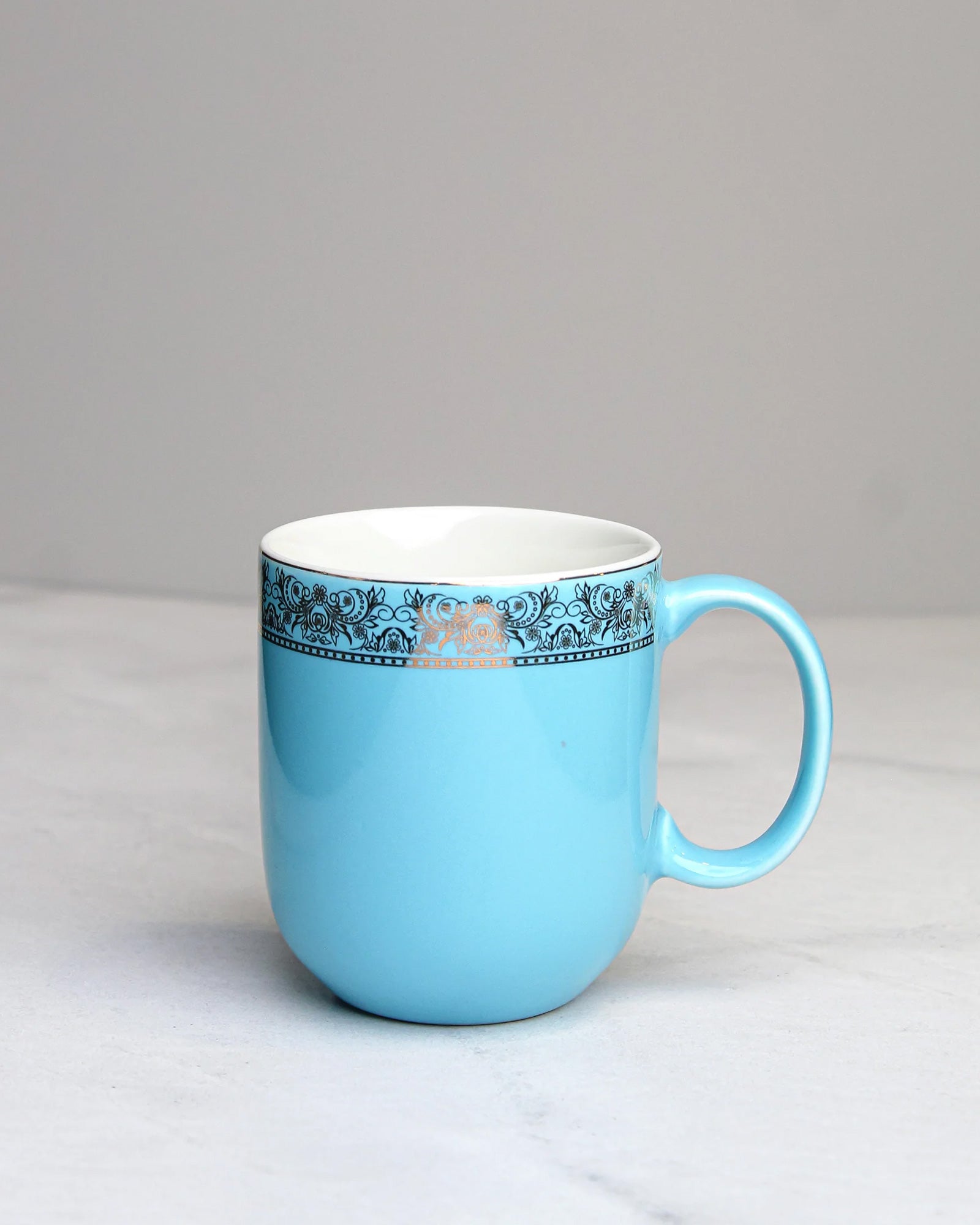 ASPIRING BLUE / Single pc * 200ml || Dazzle Heritage Superior Mug | Stylish Colors