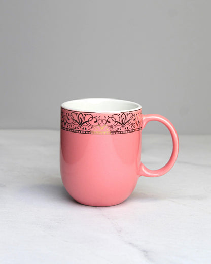 BLOOMING DALHIA / Single pc * 300ml || Dazzle Heritage Superior Mug | Stylish Colors