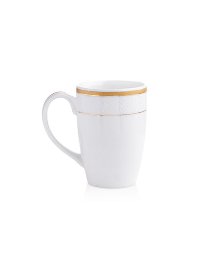 Ivory / Mustard / Set of 2 * 230ml || Stellar Collection || Mug _ Scallop