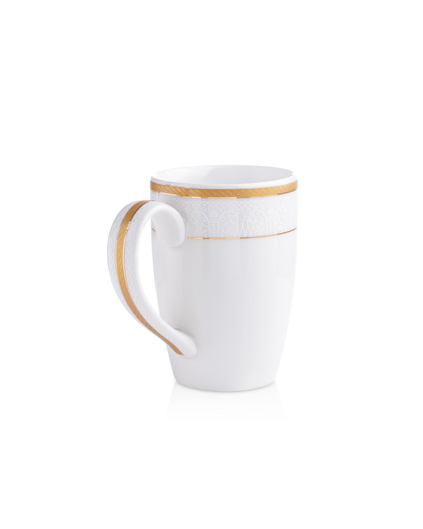 Ivory / Mustard / Set of 2 * 300ml || Stellar Collection || Mug _ Scallop