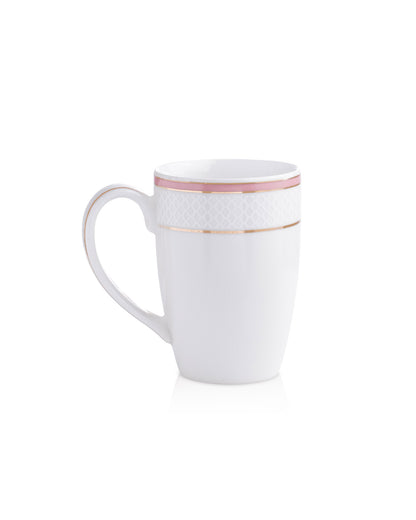  Ivory / Pink / Single pc * 300ml || Stellar Collection || Mug _Ogee