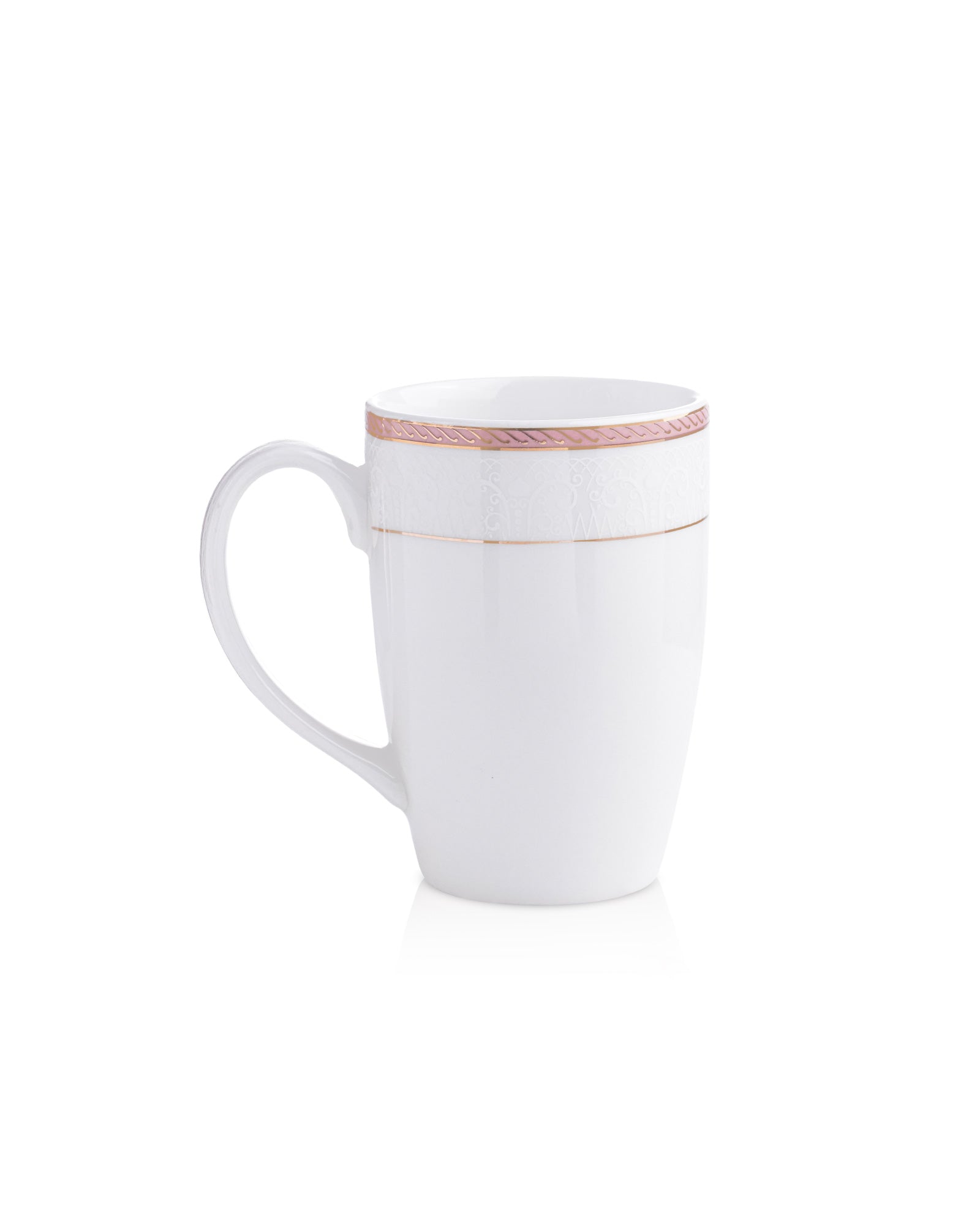 Ivory / Pink / Single pc * 230ml || Stellar Collection || Mug _ Scallop