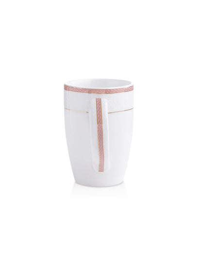 Ivory / Pink / Single pc * 300ml || Stellar Collection || Mug _ Scallop