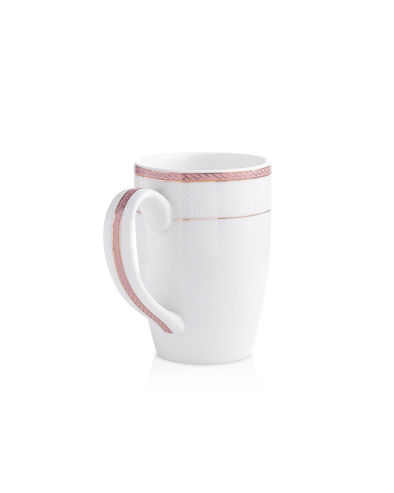 Ivory / Pink / Set of 2 * 230ml || Stellar Collection || Mug _ Scallop