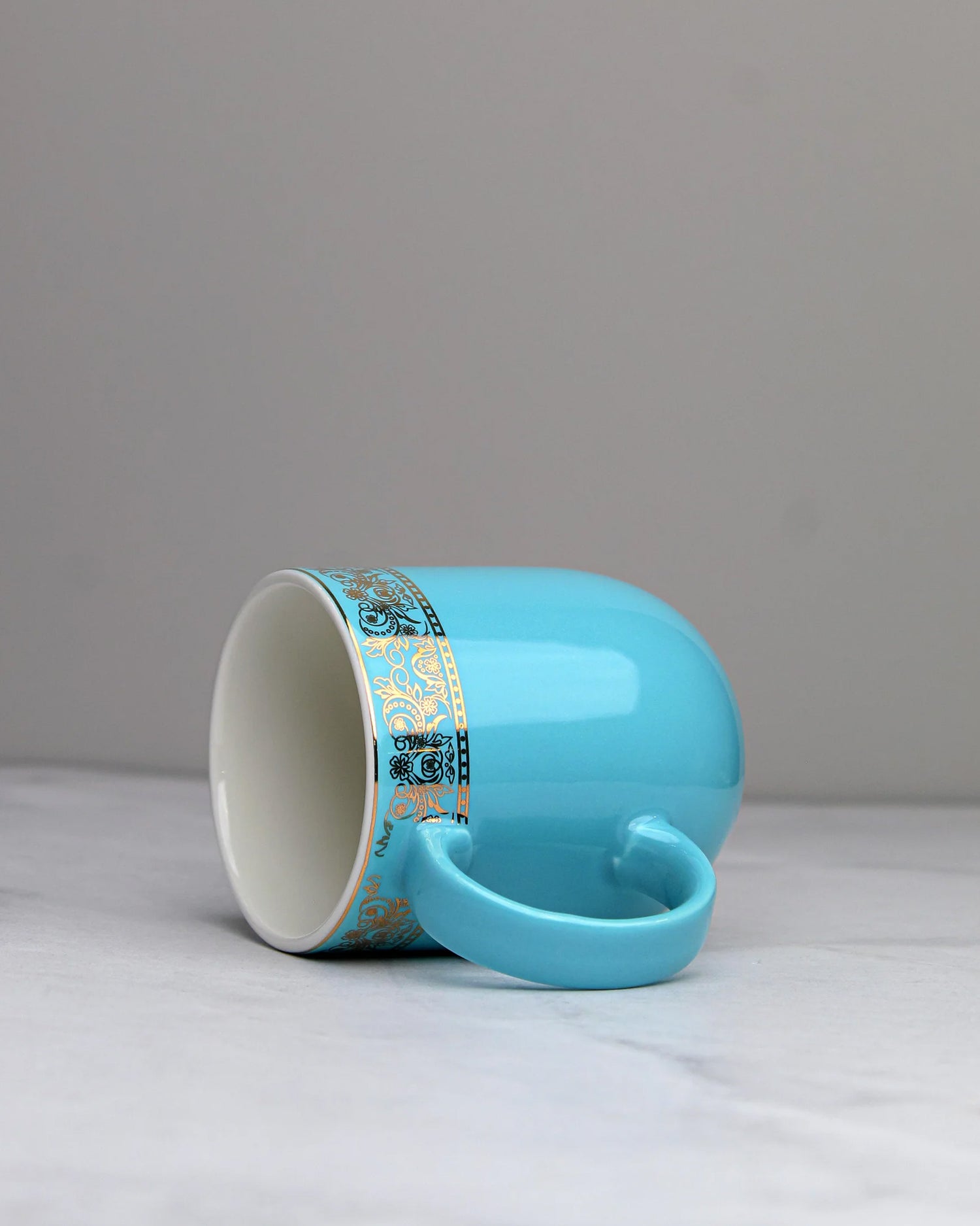 ASPIRING BLUE / Single pc * 200ml || Dazzle Heritage Superior Mug | Stylish Colors