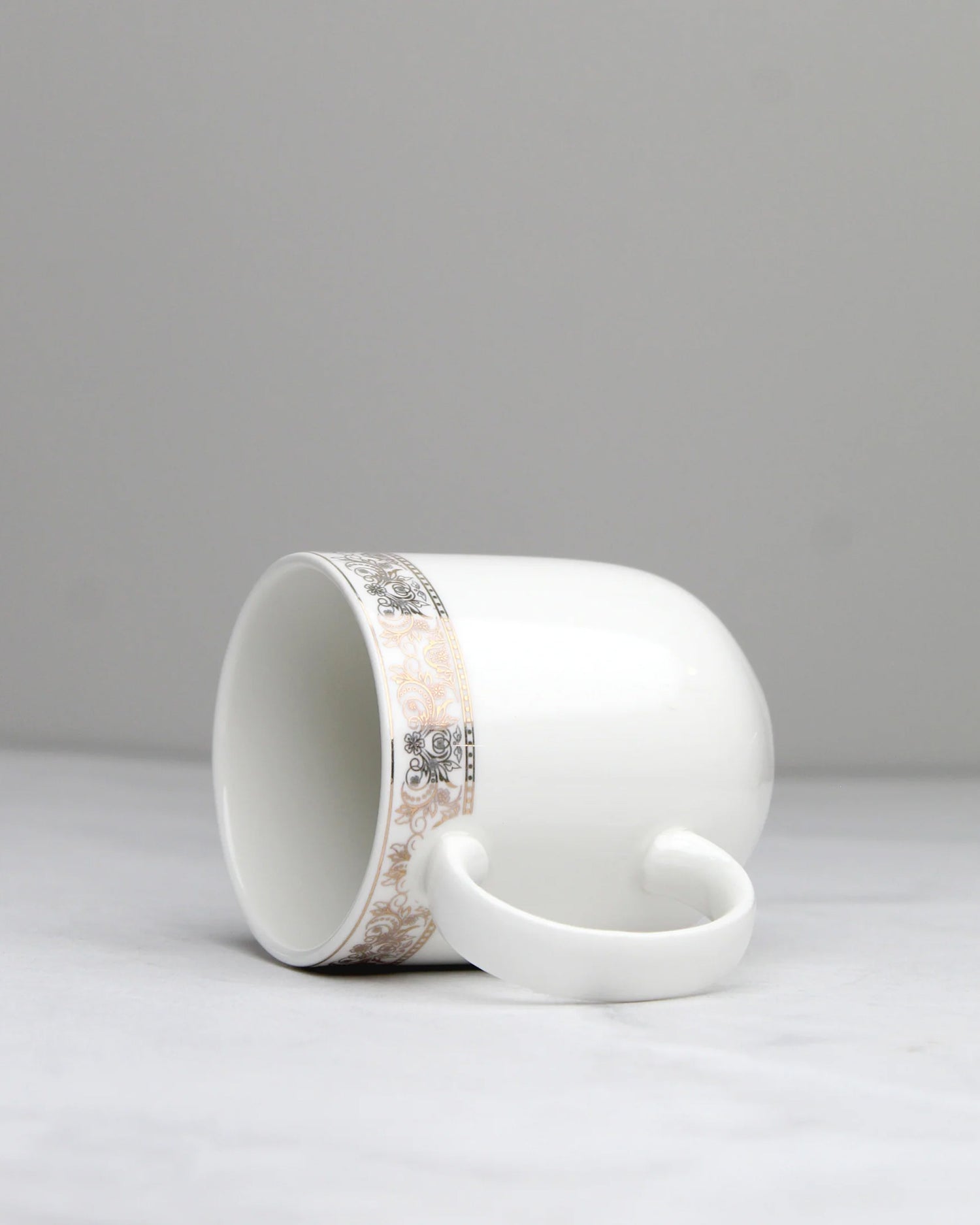 IVORY / Single pc * 200ml || Dazzle Heritage Superior Mug | Stylish Colors