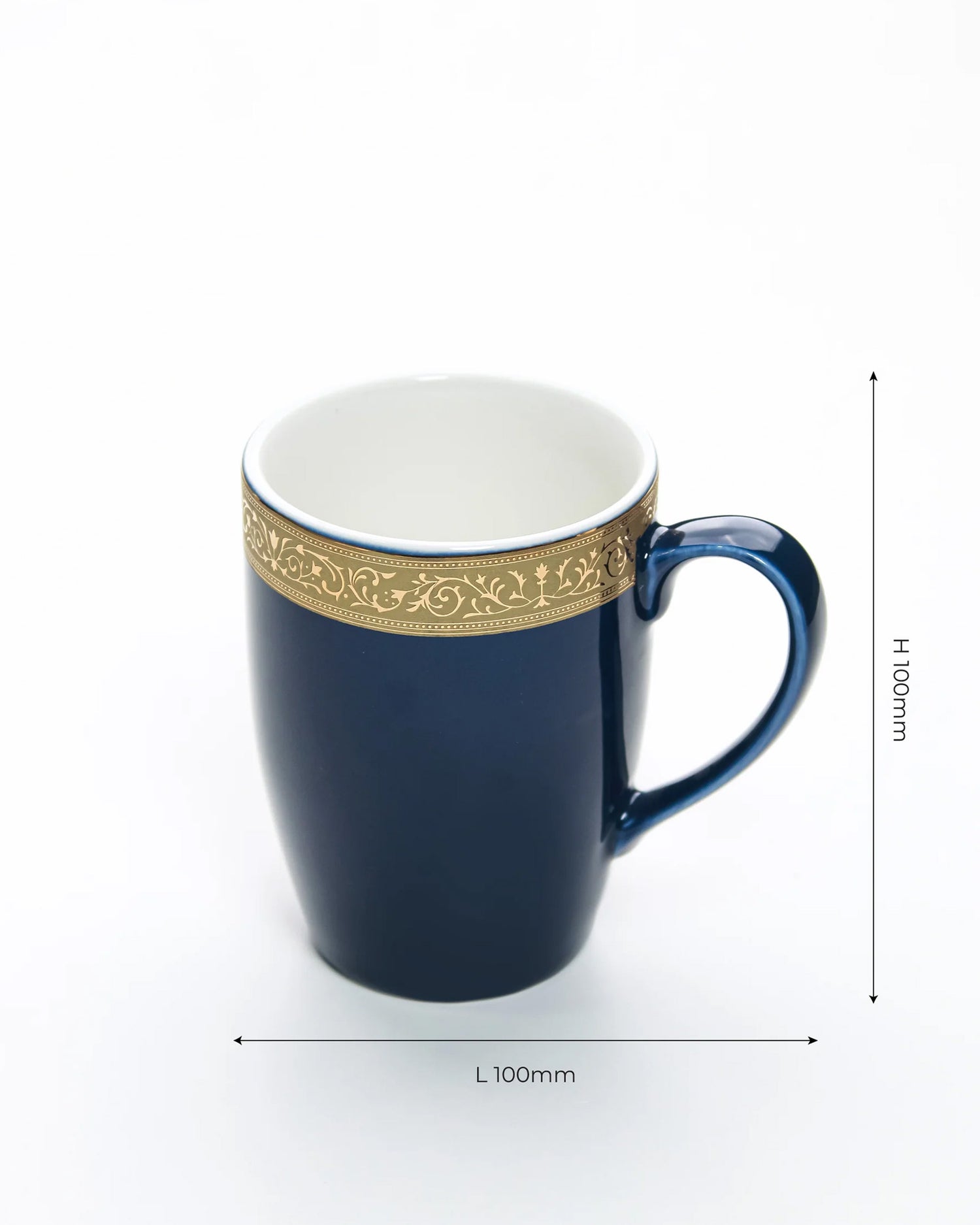 PRUSSIAN BLUE / Single pc * 230ml || Scarlet: Premium Porcelain Mugs in Pastel Colors