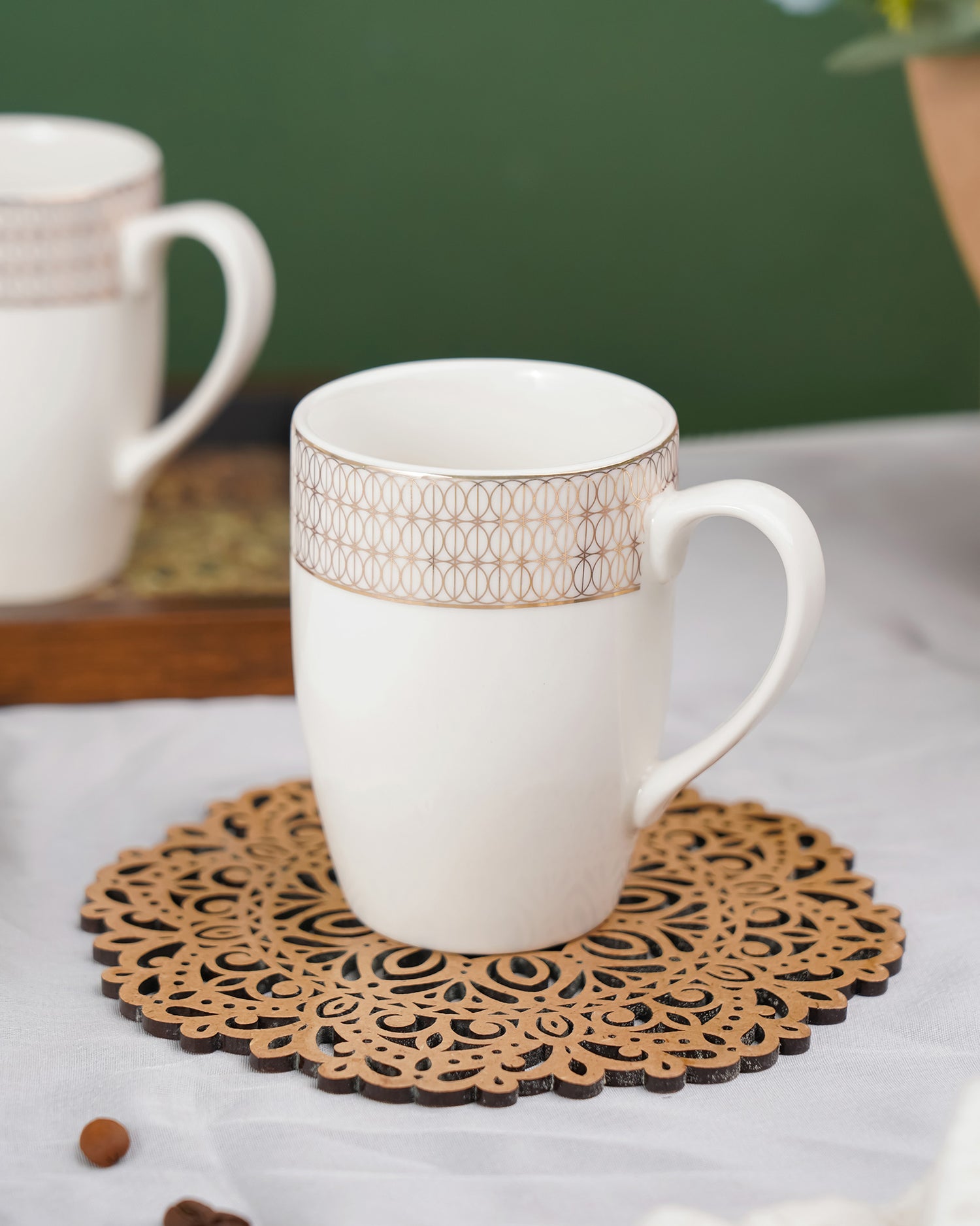 Ornate Mug Set of 2 _ Elevate Every Sip with Timeless Elegance