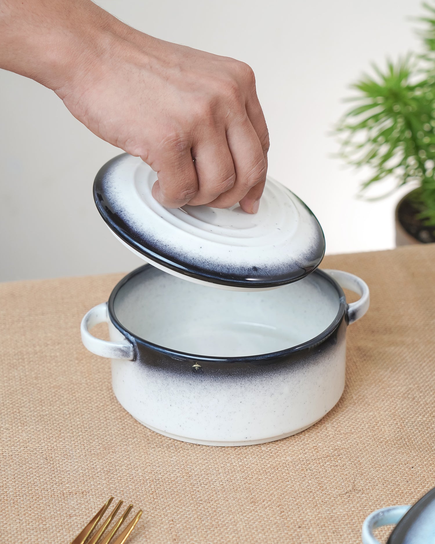 Ash Grey / Round - 14cm || Prisma Round Casserole