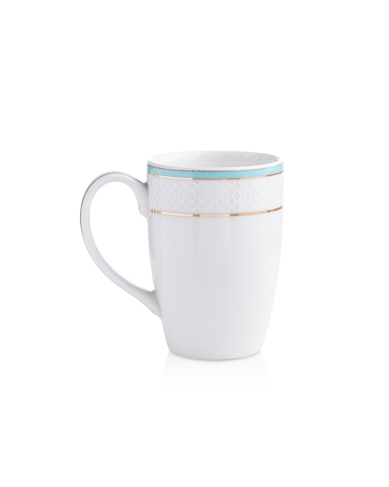  Ivory / Aqua / Set of 2 * 300ml || Stellar Collection || Mug _Ogee