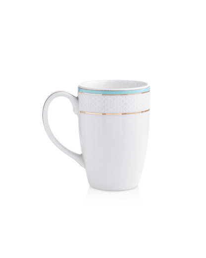  Ivory / Aqua / Set of 2 * 300ml || Stellar Collection || Mug _Ogee