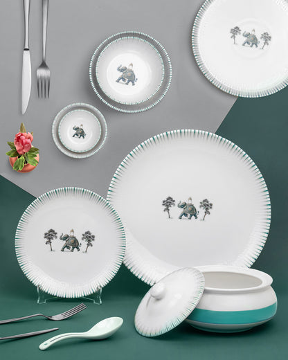 35 Pcs || Pixel Collection Dinnerware - Savannah