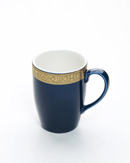 PRUSSIAN BLUE / Set of 2 * 230ml || Scarlet: Premium Porcelain Mugs in Pastel Colors