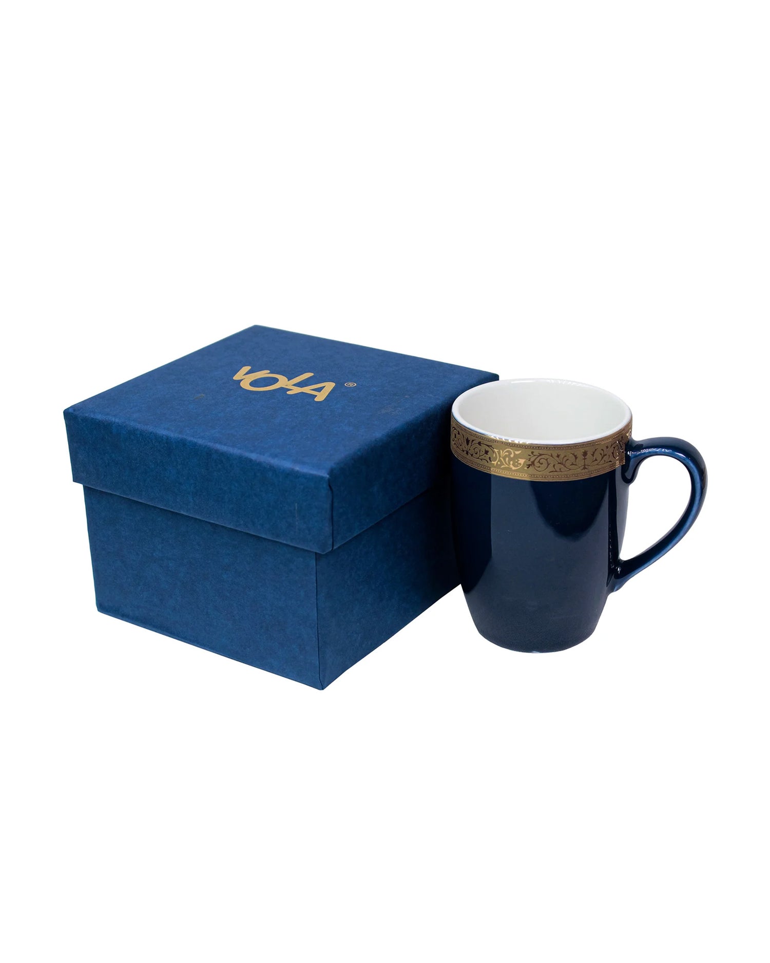 PRUSSIAN BLUE / Single pc * 230ml || Scarlet: Premium Porcelain Mugs in Pastel Colors