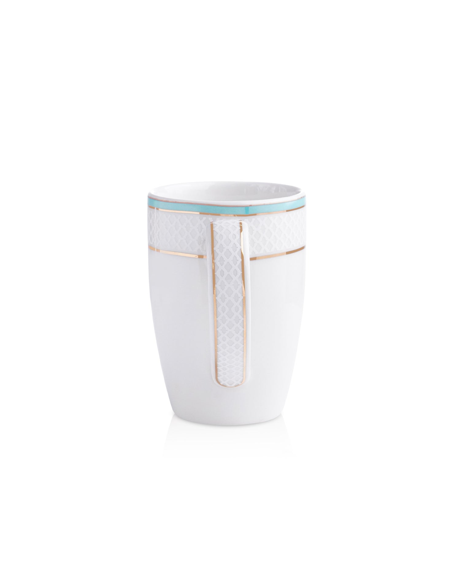  Ivory / Aqua / Single pc * 230ml || Stellar Collection || Mug _Ogee