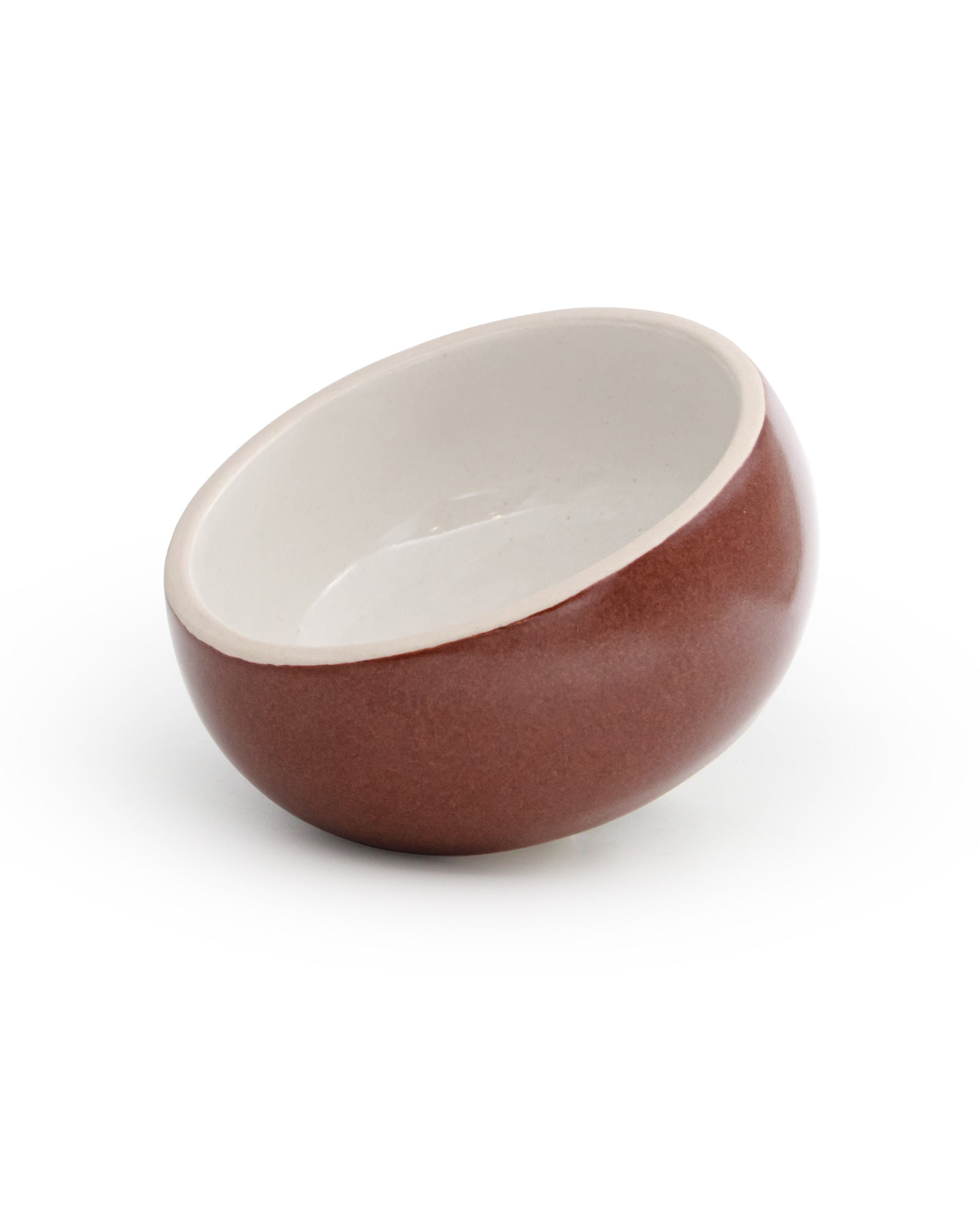 CHOCOLATE BROWN || Elemental Shades Ramekin Bowl - Set of 6