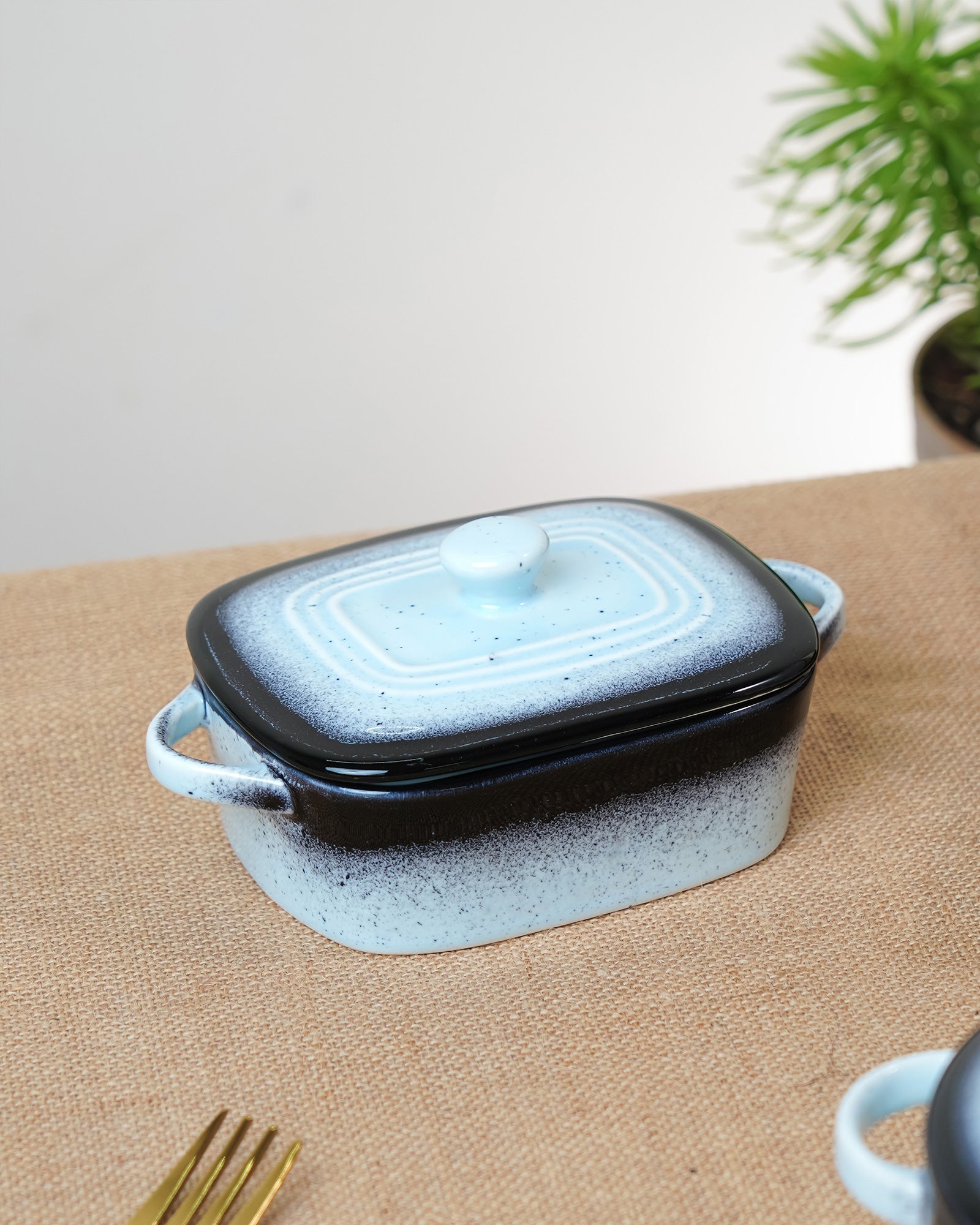 Ice Blue || Prisma Rectangle Casserole