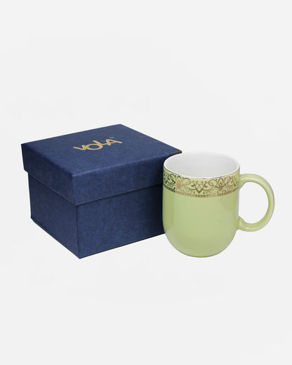 LILLY GREEN / Single pc * 200ml || Dazzle Heritage Superior Mug | Stylish Colors