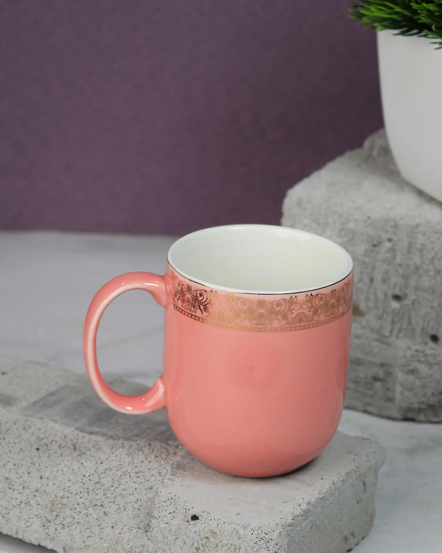 BLOOMING DALHIA / Single pc * 200ml || Dazzle Heritage Superior Mug | Stylish Colors