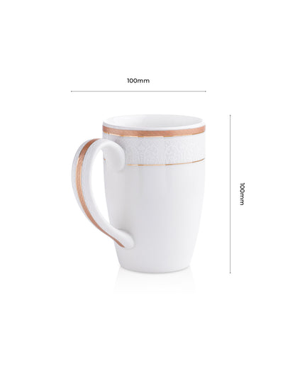 Ivory / Copper / Single pc * 230ml || Stellar Collection || Mug _ Scallop