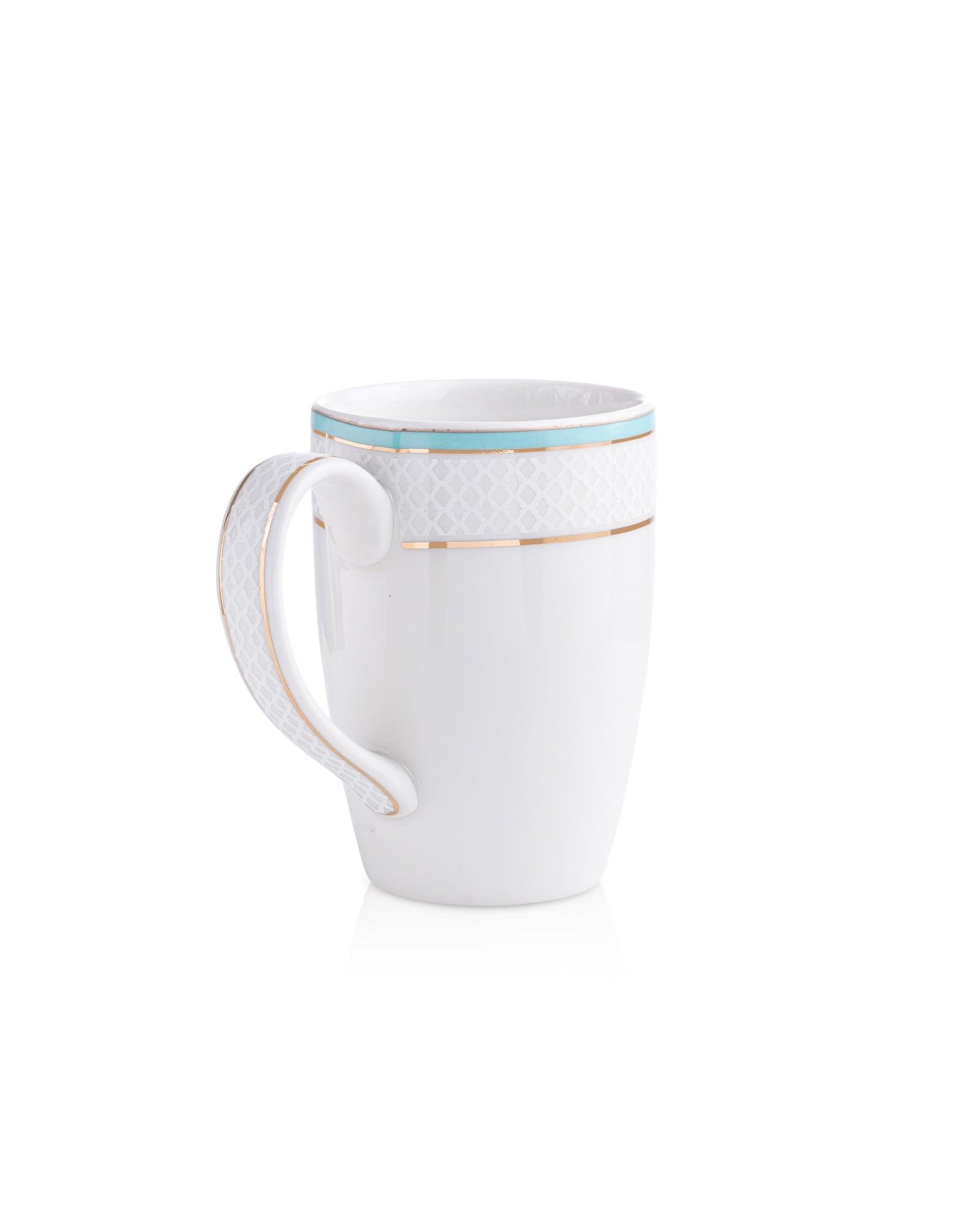  Ivory / Aqua / Set of 2 * 300ml || Stellar Collection || Mug _Ogee