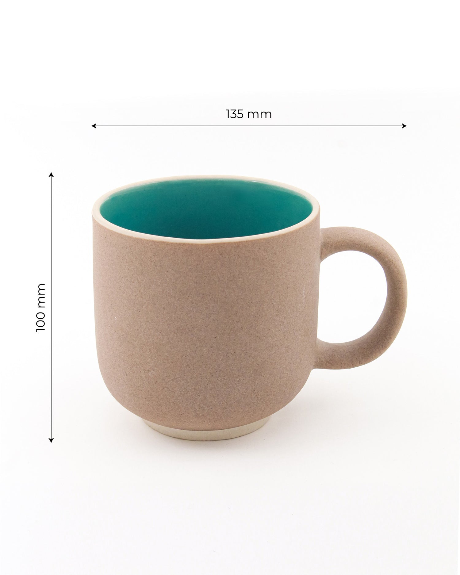 DARK CYAN / Single pc * 450ml || Elemental Shades Mug