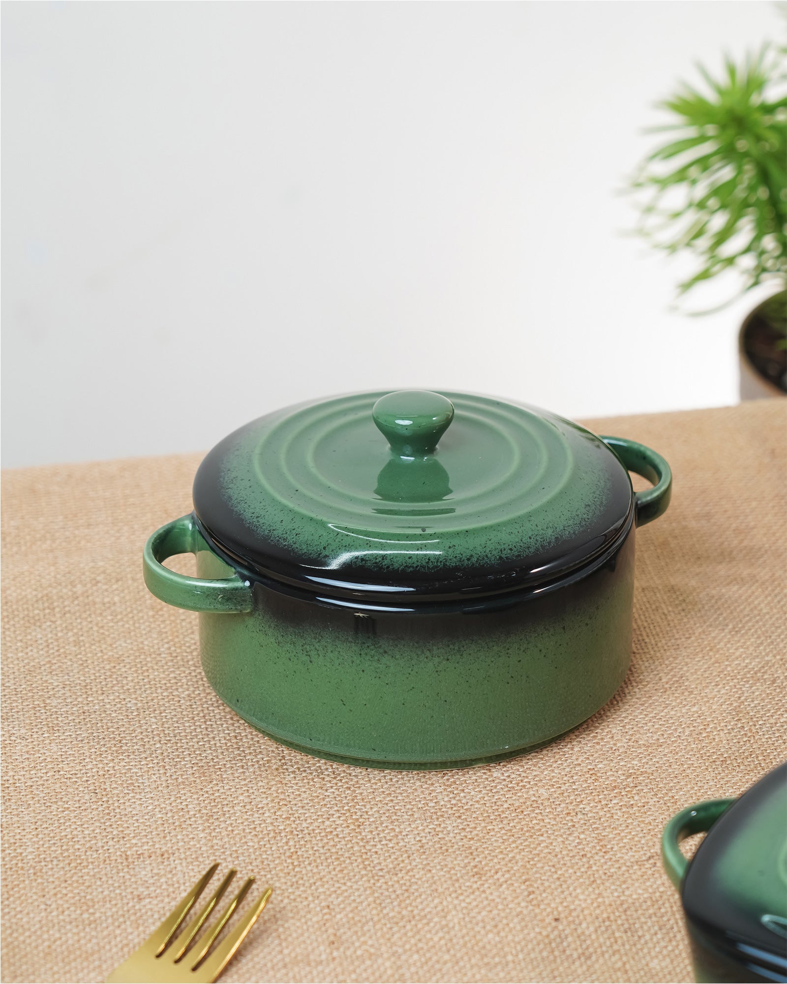 Olive Green / Round - 10cm || Prisma Round Casserole