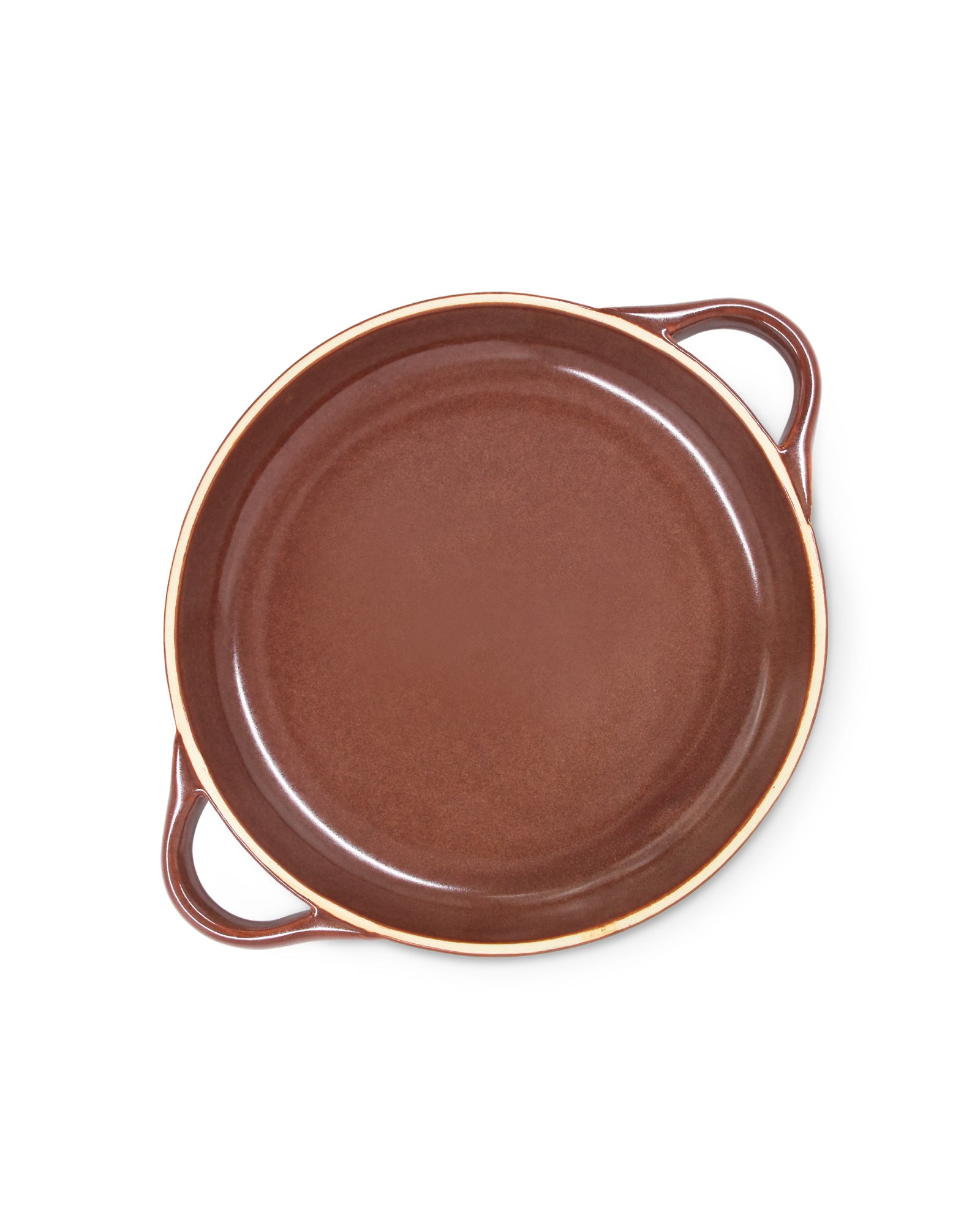 CHOCOLATE BROWN / BIG || Scoria Pattern Dish