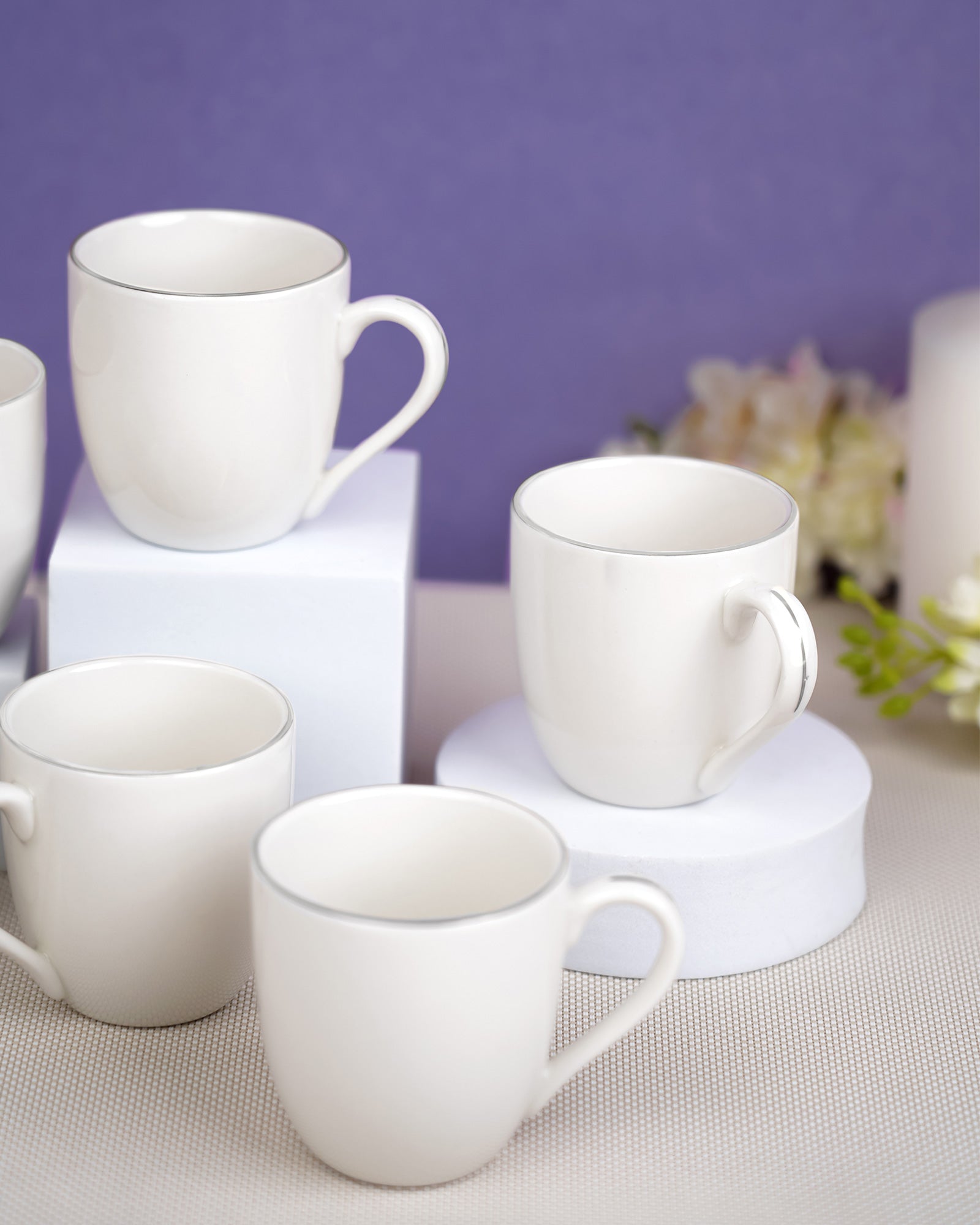 Platinum || Pristine - Mini - Sip Cup - Set of 6